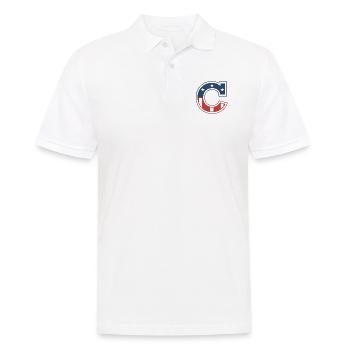 Lettre C États-Unis - Polo Homme - blanc - Devant - Kai (181cm)