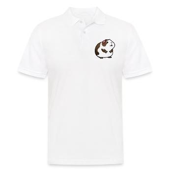 Juste un cochon d’Inde mignon - Polo Homme - blanc - Devant - Kai (181cm)