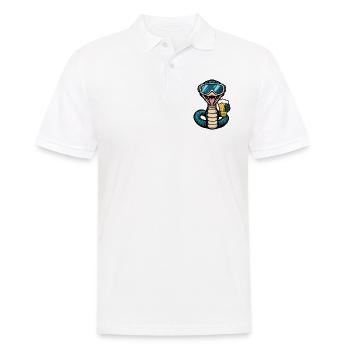 Schlange Kobra Apres Ski Bier - Männer Poloshirt - Weiß - Vorne - Kai (181cm)