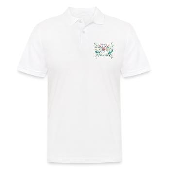Vache Laitière Laitière Tolérante au Lactose - Polo Homme - blanc - Devant - Kai (181cm)