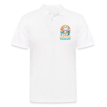 Vache Laitière Laitière Tolérante au Lactose - Polo Homme - blanc - Devant - Kai (181cm)