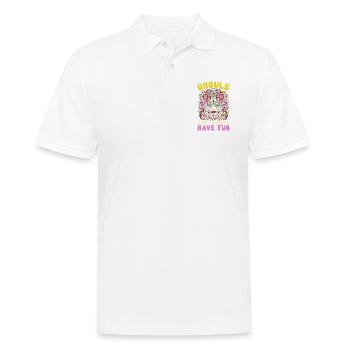 Dia De Los Muertos Mexico Sugar Skull Mexican - Men's Polo Shirt - white - Front - Kai (181cm)
