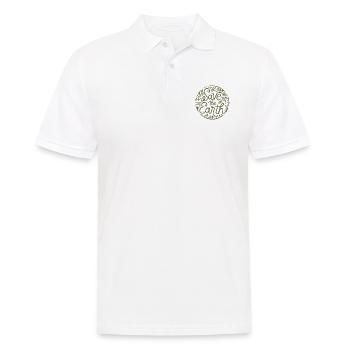 Save the earth Sauver la planète - Polo Homme - blanc - Devant - Kai (181cm)