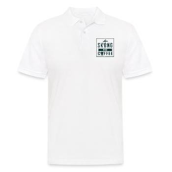 Skier Skifahrer Skifahren Apres Ski Ski - Polo Homme - blanc - Devant - Kai (181cm)