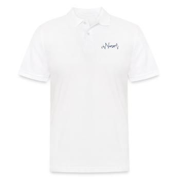 Infirmière Amme - Polo Homme - blanc - Devant - Kai (181cm)