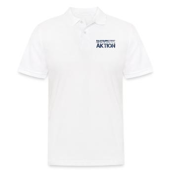Bauernprotest Landwirt Demonstration Bauer Protest - Männer Poloshirt - Weiß - Vorne - Kai (181cm)