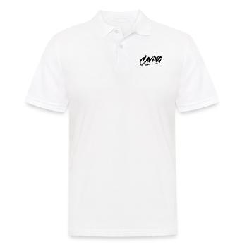 caving - Men's Polo Shirt - white - Front - Kai (181cm)
