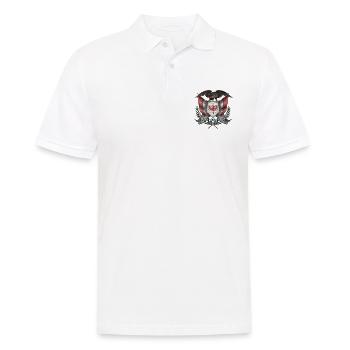 Fierté tyrolienne : la fidélité éternelle à la province du Tyrol - Polo Homme - blanc - Devant - Kai (181cm)