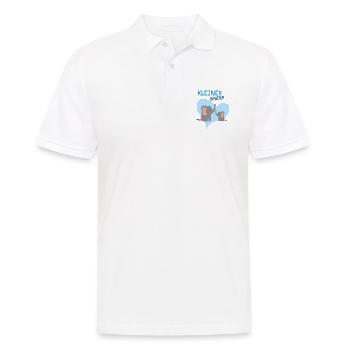 Niedliches Elefanten Design Für Den Kleinen Bruder - Männer Poloshirt - Weiß - Vorne - Kai (181cm)