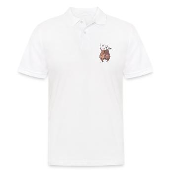 Design mignon de loutre pour la Saint-Valentin - Polo Homme - blanc - Devant - Kai (181cm)