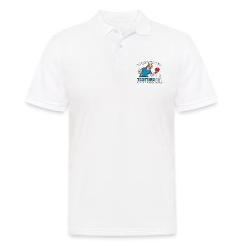 Tischtennis Legende König Macht Den Raum Unsicher - Männer Poloshirt - Weiß - Vorne - Kai (181cm)