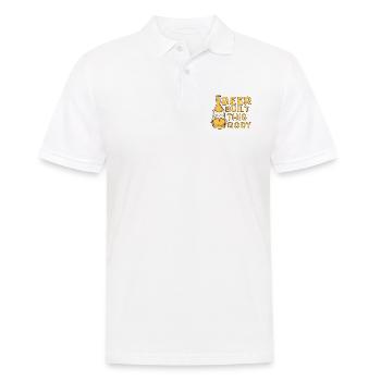 Beer Belly Beer Built This Body Beer Lover - Men's Polo Shirt - white - Front - Kai (181cm)