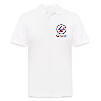 Female Ninja Kunoichi くノ一 - Men's Polo Shirt - white - Front - Kai (181cm)