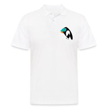 bird - Men's Polo Shirt - white - Front - Kai (181cm)