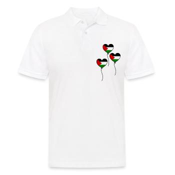 Palestine - Polo Homme - blanc - Devant - Kai (181cm)