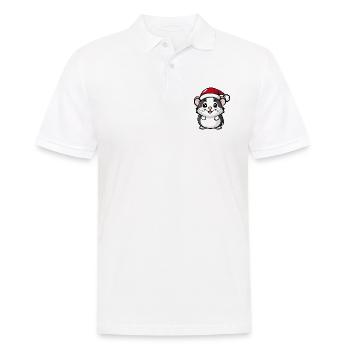 Hamster Weihnachten Noël - Polo Homme - blanc - Devant - Kai (181cm)