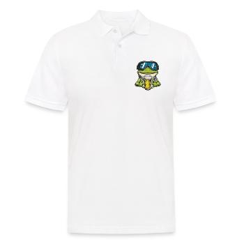 Frosch Ski Bier - Männer Poloshirt - Weiß - Vorne - Kai (181cm)