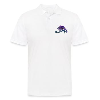 Chameleon - Men's Polo Shirt - white - Front - Kai (181cm)