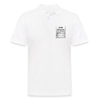 Fitness Mama Mutter Gym Girl Outfit für Frauen - Männer Poloshirt - Weiß - Vorne - Kai (181cm)