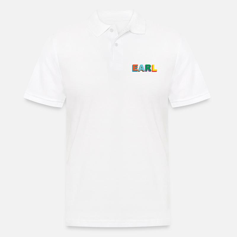 Earl x Golf - Männer Poloshirt - Weiß