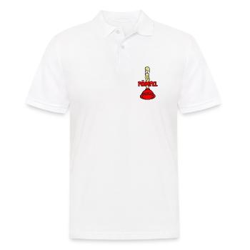 Pömpel - Männer Poloshirt - Weiß - Vorne - Kai (181cm)