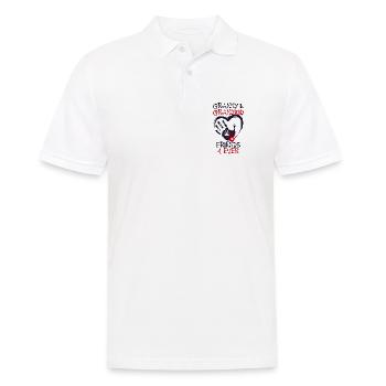 Enkelkind Großmutter Oma Statement Seniorin - Männer Poloshirt - Weiß - Vorne - Kai (181cm)