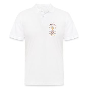 Cabin #3 in Camp Half Blood, Child of Poseidon - Men's Polo Shirt - white - Front - Kai (181cm)