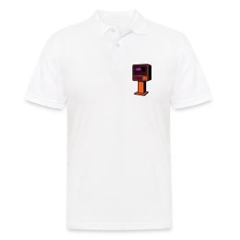 Retro-Future TV - Männer Poloshirt - Weiß - Vorne - Kai (181cm)
