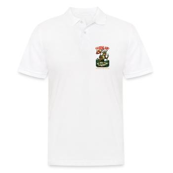 Greenland Is Not For Sale Caribou - Men's Polo Shirt - white - Front - Kai (181cm)