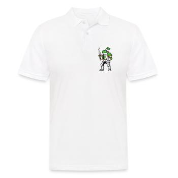 Chevalier Grenouille - Polo Homme - blanc - Devant - Kai (181cm)