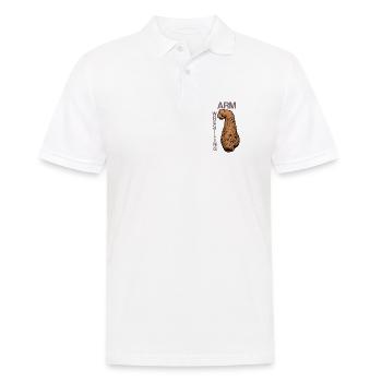 Arm Wrestling Vintage Kraftarm - Männer Poloshirt - Weiß - Vorne - Kai (181cm)