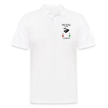 The road is calling - Road guards - Road builders - Men's Polo Shirt - white - Front - Kai (181cm)
