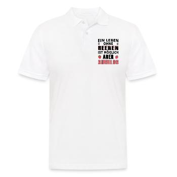 Ein Leben ohne Beeren - Marmelade Beerensammler - Männer Poloshirt - Weiß - Vorne - Kai (181cm)