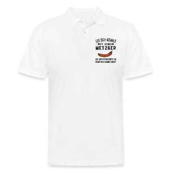 Fleischer und Schlachter - Metzger Wurst - Männer Poloshirt - Weiß - Vorne - Kai (181cm)