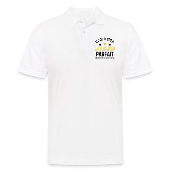 Et dieu créa le patron parfait - Polo Homme - blanc - Devant - Kai (181cm)