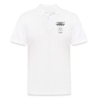 Système de coordonnées SIG Géodésie Carte d’arpentage - Polo Homme - blanc - Devant - Kai (181cm)