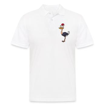 Bouquet BD Noël - Polo Homme - blanc - Devant - Kai (181cm)