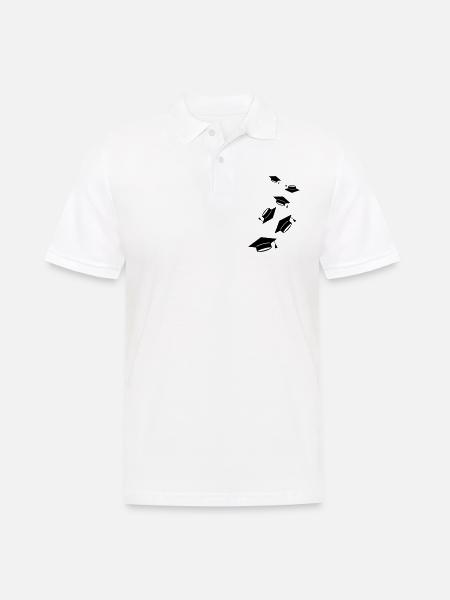 Student Abschluss - Männer Poloshirt - Weiß