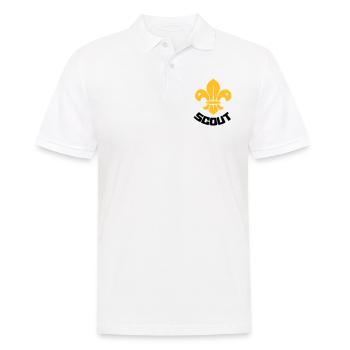 Scout - Scouting - Männer Poloshirt - Weiß - Vorne - Kai (181cm)