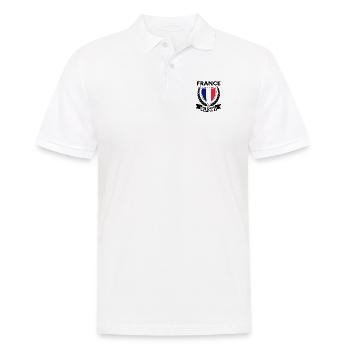 Rugby France Rugby Trikot Für Franzosn Frankreich - Männer Poloshirt - Weiß - Vorne - Kai (181cm)