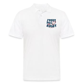 Je Peux Pas J'ai Rugby Cadeau Amoureux De Rugby - Polo Homme - blanc - Devant - Kai (181cm)