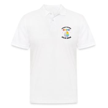 Dyslexia Teacher for Legathenia Therapists - Men's Polo Shirt - white - Front - Kai (181cm)