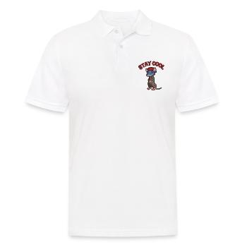 Opossum Design für Possum Fans und Opossum Fans - Männer Poloshirt - Weiß - Vorne - Kai (181cm)