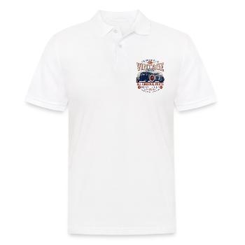1965 Vintage Geburtstag Retro Auto Geschenk - Männer Poloshirt - Weiß - Vorne - Kai (181cm)