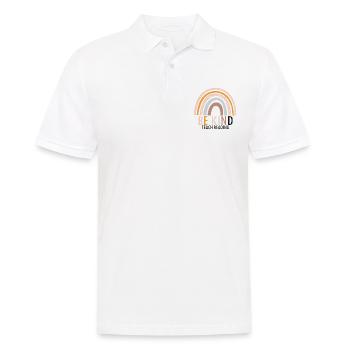 Dyslexia Teacher for Legathenia Therapists - Men's Polo Shirt - white - Front - Kai (181cm)