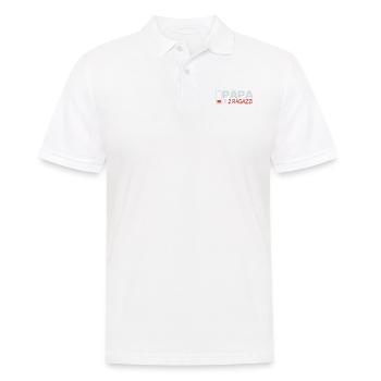 father of 2 sons father son partnerlook dad - Men's Polo Shirt - white - Front - Kai (181cm)