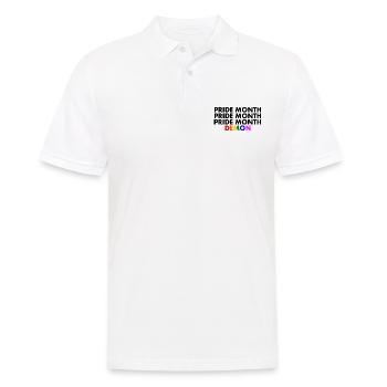 pride month demon - Männer Poloshirt - Weiß - Vorne - Kai (181cm)