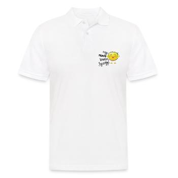 Easy Peasy Lemon Squeezy - Männer Poloshirt - Weiß - Vorne - Kai (181cm)