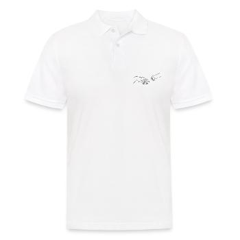 Création d’Adam Hand of Cat Paw - Polo Homme - blanc - Devant - Kai (181cm)