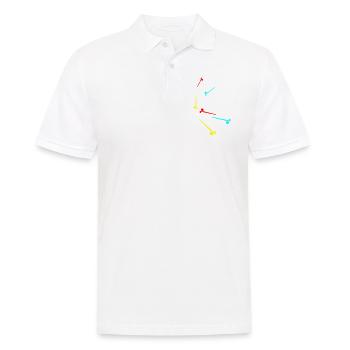Feldhockey symbol Icon - Männer Poloshirt - Weiß - Vorne - Kai (181cm)